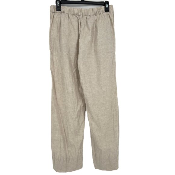 AYR Al Fresco Womens Linen Pants Beige Size Small - Picture 4 of 11